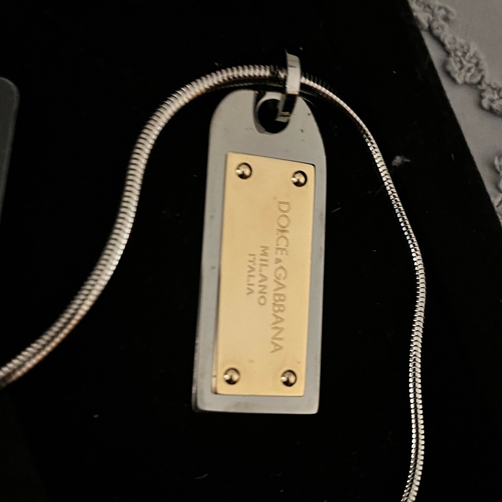 Men’s Dolce& Gabbana necklace Brand new still in box.